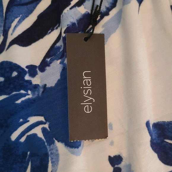 Elysian Blue & White Floral Pants - Picture 7 of 10